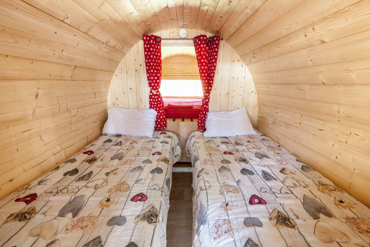 Camping De Tournus - Drole De Cabane Exteriör bild